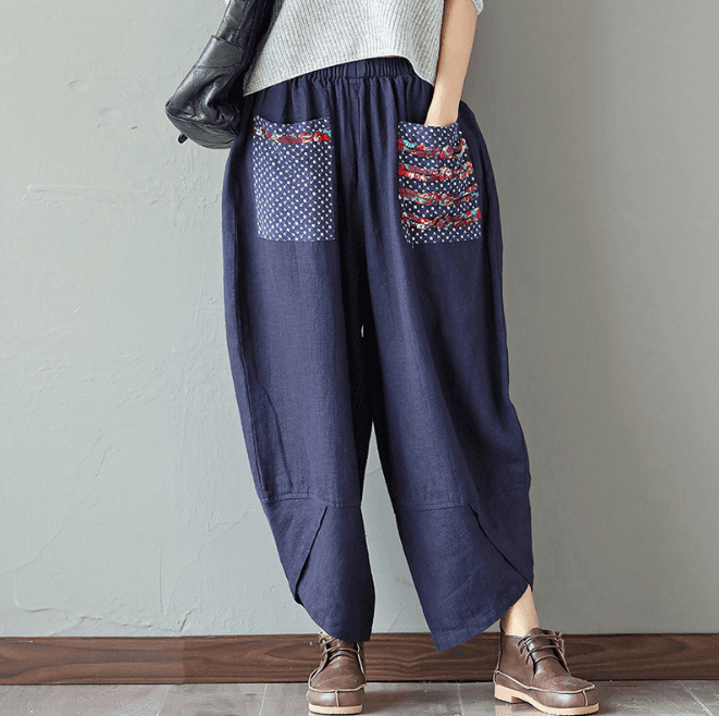 Wide Leg Harem Pants