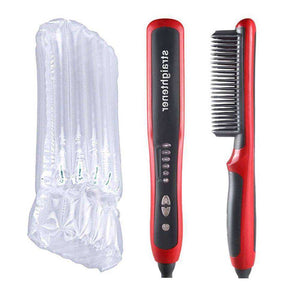 Aesthetic Hair & Beard Straightener Multi-functional Hair Brush Iron Straightening Comb