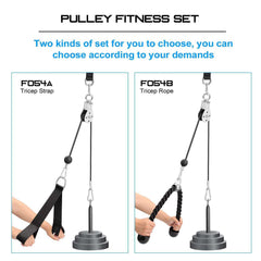 Bodybuilding Home Gym Training Pulley Cable Pushdown Equipment