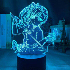 Acrylic Led Night Light Anime Demon Slayer Characters Figure