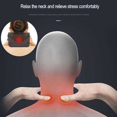 Car Massage Neck Headrest Seat Back Support Pillow