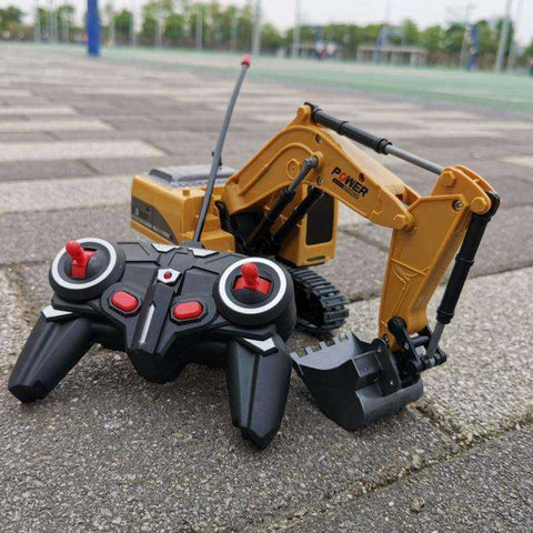 Image of 2.4Ghz 6 Channel 1:24 RC Alloy and plastic Excavator Engineering toy For kids