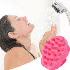 Unique Silicone Head Body Scalp Bath Shower Massage Comb Brush