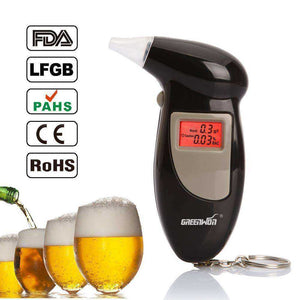 Digital Alcohol Breath Tester Handheld Breathalyzer Analyzer Detector