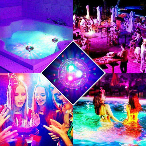 Image of Hot Tub Spa LED Floating Underwater Submersible Light Swimming Pool