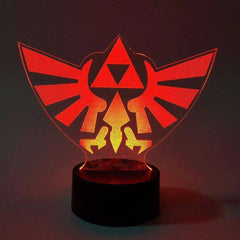 Zelda Visual Illusion LED 3D Nightlight RGB Color Changing Link Action