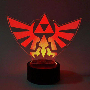 Zelda Visual Illusion LED 3D Nightlight RGB Color Changing Link Action