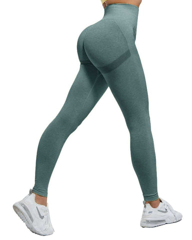 Image of Slim High Waist Bubble Butt Push Up Seamless Fitness Women Pants and Leggings