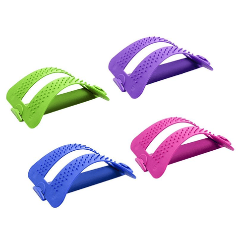 Image of Aesthetic Back Stretch Massager Lumbar Support Spine Relief Corrector