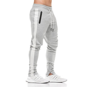 Mens Jogger sportswear Pants Casual Elastic cotton Mens Fitness Workout Pants skinny Sweatpants Trousers Jogger Pants