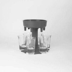 6 Shot Glass And Dispenser