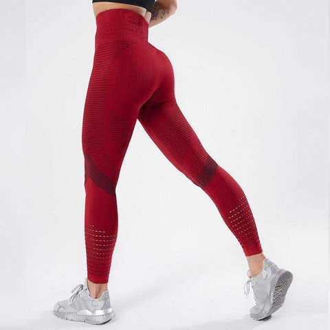 Image of Women Push UP High Waist Sexy Breathable Workout Leggings