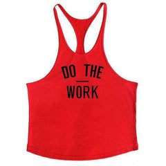 Men Anime Bodybuilding Cotton Stringer Tank Tops