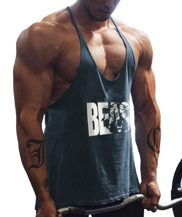 Beast Aesthetic Bodybuilding Gym Workout Muscle Stringer
