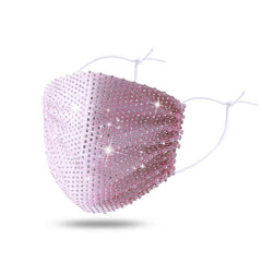 New Diamond Face Mask Adult Reusable Face Nose Mouth Covering