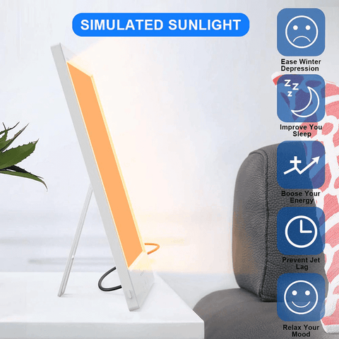 Stepless Dimming Sad Lamp Solar Light Touch Therapy
