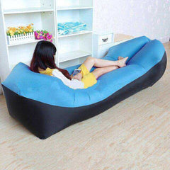 Adult Beach Lounge Chair Fast Folding Waterproof Inflatable Air Bed