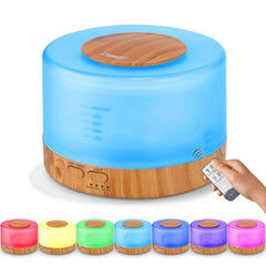 Aesthetic 7 Color LED Light Air Humidifier Cool Mist Aroma Oil Diffuser