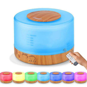 Aesthetic 7 Color LED Light Air Humidifier Cool Mist Aroma Oil Diffuser