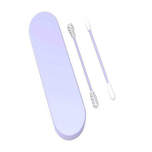 Reusable Cotton Swab Ear & Make Up Cleaning Silicone Buds