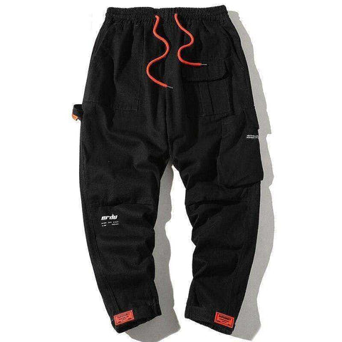 Image of Elastic Waist HIP HOP Men's Loose Joggers with Pockets