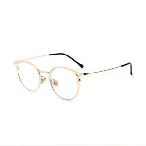 Anti-Radiation Blue Light Round Cat Eyes Eyeglasses