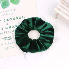 New Velvet Tencel Zipper Pocket Hairband Elastic  Accessories