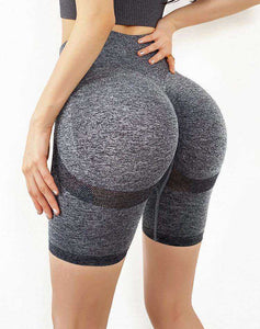 Hip Push Up Women Slim Fit High Waist Fitness Yoga Workout Gym Sport Shorts