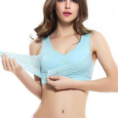 New Seamless Push Up Vest Lace Bra