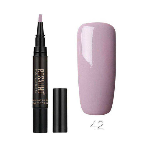 Image of Aesthetic 5ml Nail Polish Pen Manicure Soak-Off Cured by UV LED Lamp