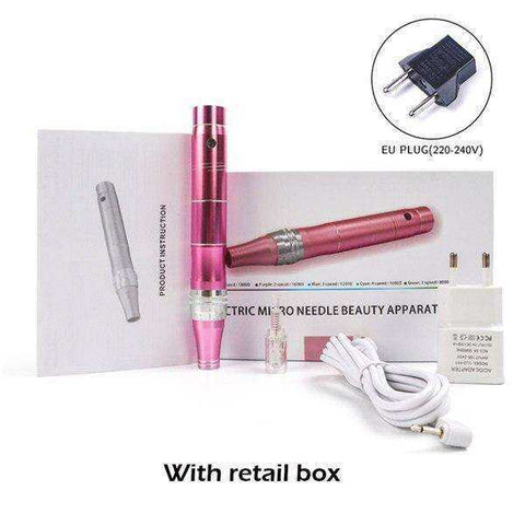 Image of Electric Derma Micro Needle Pen Anti Aging Skin Therapy