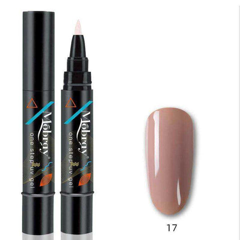 Image of One Step Gel Nail Varnish Pen 3 In 1 Long-lasting Polish