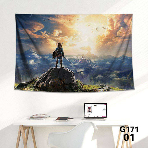 Image of The Legend of Zelda Breath of the Wild Game Wall Art Room Decoration