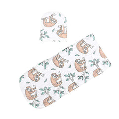 Baby Swaddle Blanket & Cap Newborn Cocoon Wrap