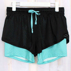 Women Yoga Short Leggins  Mesh Breathable