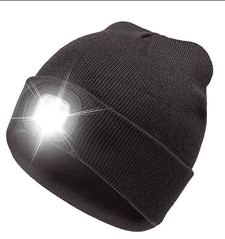 Image of Unisex LED Lighted Knitted Beanie Cap Warm Winter