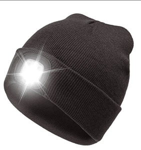 Unisex LED Lighted Knitted Beanie Cap Warm Winter