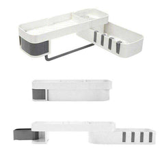Creative Kitchen Storage & Bathroom Shampoo Corner Shower Shelf