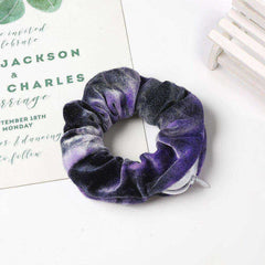 New Velvet Tencel Zipper Pocket Hairband Elastic  Accessories