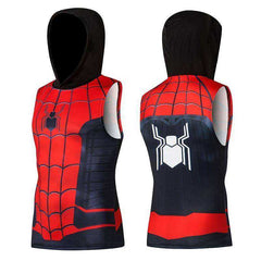 Superhero 3D Printing Bodybuilding Tank Top Men Sleeveless Hoodies Vest