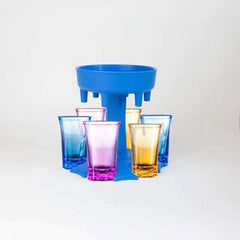 6 Shot Glass And Dispenser