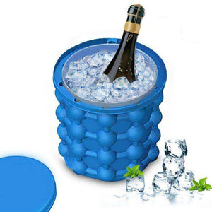 Portable Space Saving Ice Cube Maker Tray Cylinder