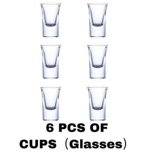 6 Shot Glass And Dispenser