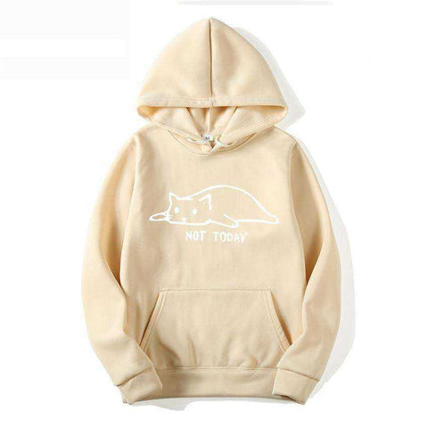 Image of Not Today Lazy Cat Sweater Hoodies