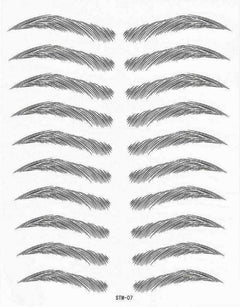 Magic False Eyebrows Tattoo Sticker