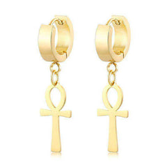 Stainless Steel Egyptian Queen Ankara Earing