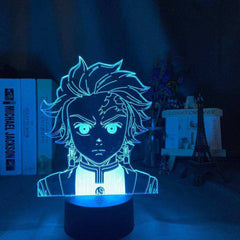 Acrylic Led Night Light Anime Demon Slayer Characters Figure