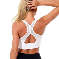 Aesthetic Breathable Mesh Sports Bra Tank Top For Women