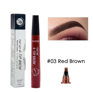 Waterproof 4 Tip Liquid Microblading Eyebrow Tattoo Pencil 5 Colors