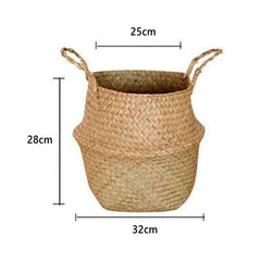 Handmade Seagrass Plant Pot Basket